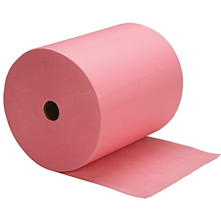 SKILCRAFT Industrial Shop Towels Red Fiber Paper Low Linting Tear